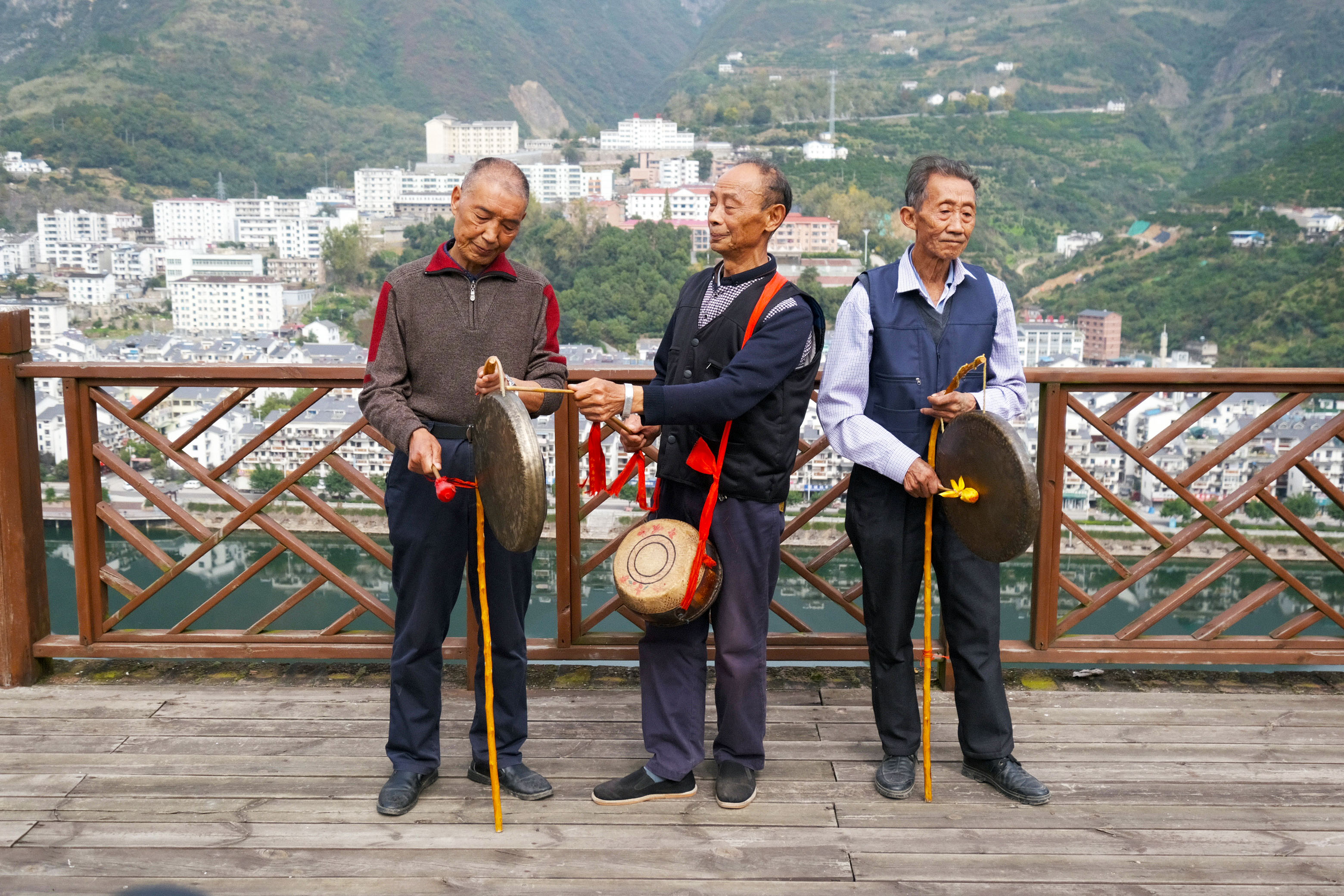薅草鑼鼓王清沛藝班采訪